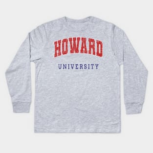 Howard University Kids Long Sleeve T-Shirt